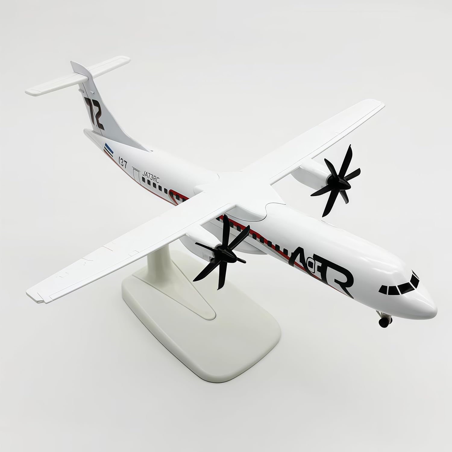 Japan Airlines ATR 72 Diecast Alloy Turboprop Plane Model 1/300 Scale Collectible Display Aircraft for Aviation Fan