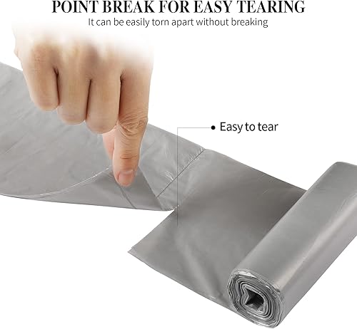 Miniatura 3 de 3 rollos de bolsas de basura pequeñas  60 unidades duraderas de 4 galones pequeñas bolsas de basura para el hogar, oficina, cocina, baño,