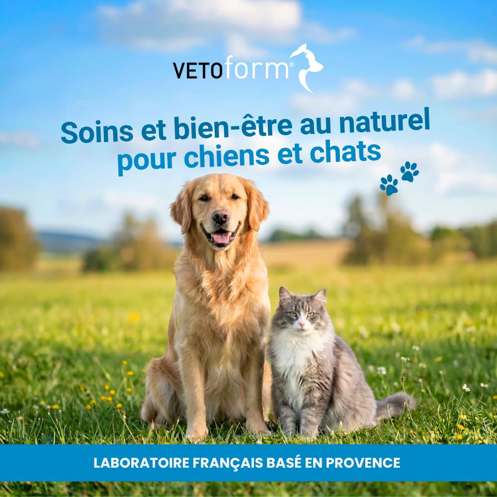 VETOFORM | Pipette Antiparasitaire Petit mammiphère +1kg | Lapin, Cochon d'Inde, Hamster | NAC | antipuces et Anti-tiques | 3x0,6 ML | Fabriqué en France