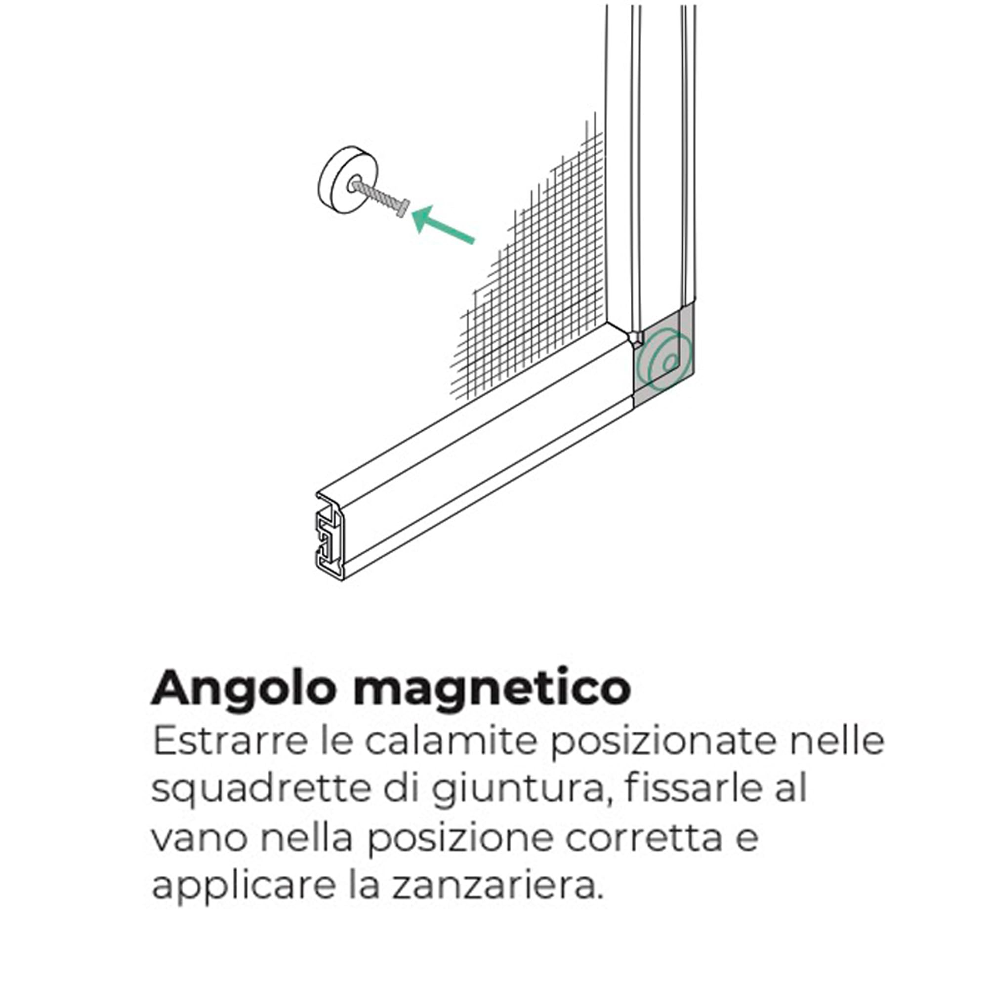 Zanzariera Magnetica Per Finestra Con Telaio In Alluminio Su Misura | Montaggio Facile | Spedizione In 1-3 Giorni