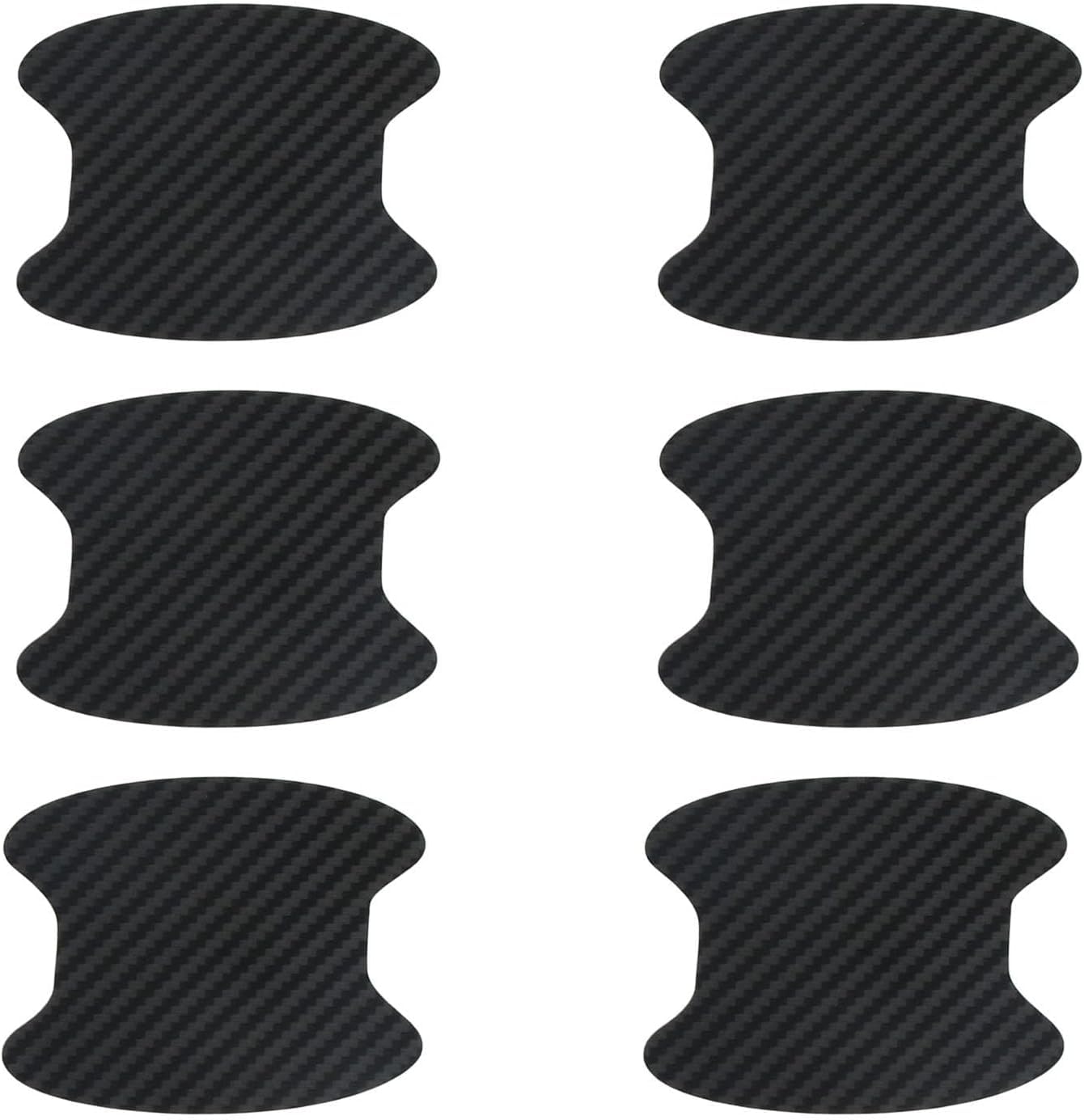 4-Pcs Professional-Grade Car Door Handle Protectors - with Self-Adhesive Backing for Universal Vehicle Compatibility, Interior Protection and Exterior Styling