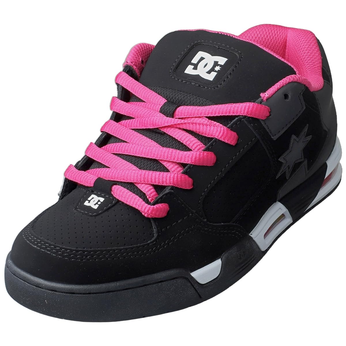 DC Shoes Command - Scarpe da Ginnastica da Skate, da Donna, Colore: Nero/Rosa