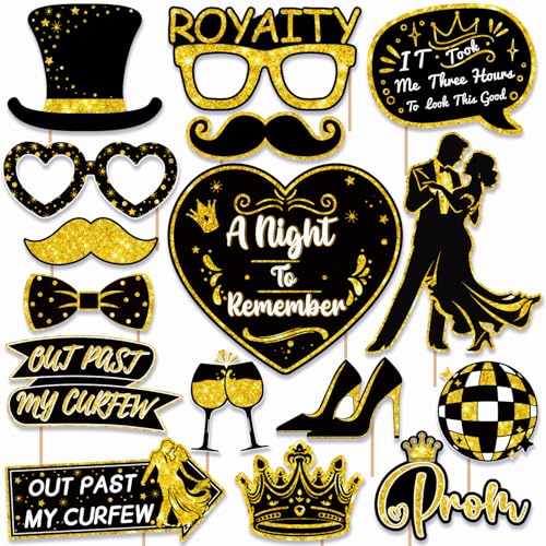 Prom Decorations Photo Booth Props for Party Prom Night Photo