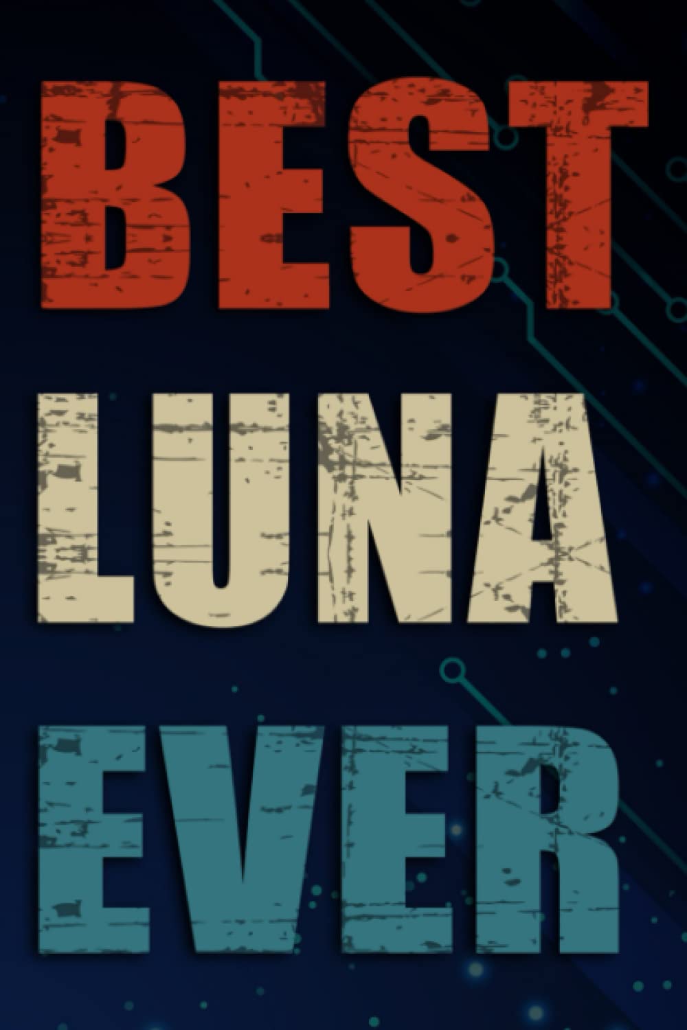 Chrismas Gifts - Fun Best Luna Ever Cool Personalized First Name Gift Nice: Luna, Funny & Unique Christmas Gift for Men, Him, Dad, Boyfriend, ... Present - Mens Stocking Stuffer,Management