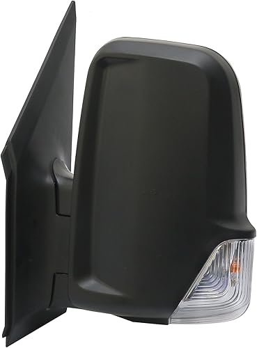 LONGLING Espejo lateral izquierdo del conductor con luz de señal para Dodge Freightliner Mercedes Sprinter 2007-2014