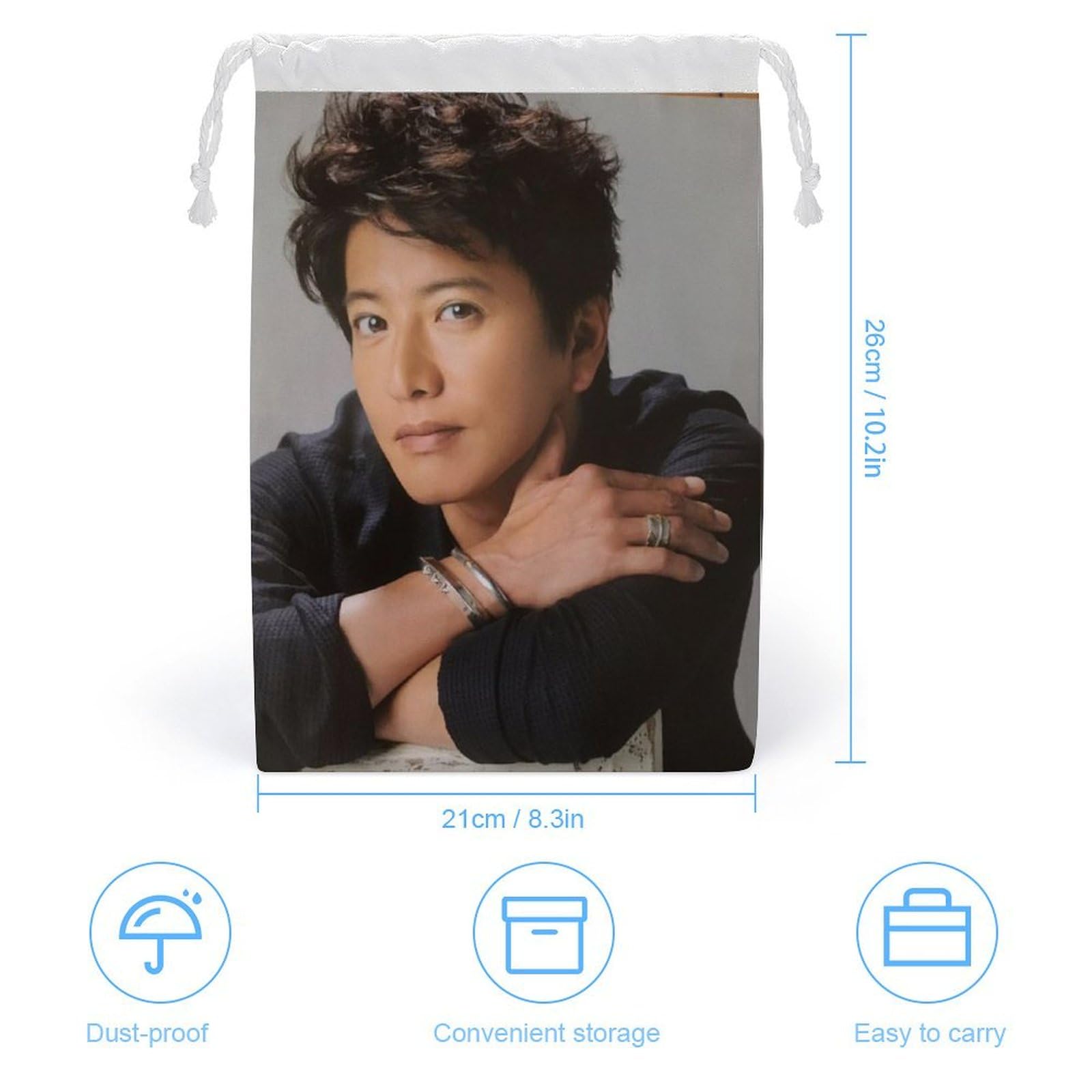 Amazon.co.jp｜for 木村拓哉 巾着袋 収納袋 収納ポーチ ジュエリー 