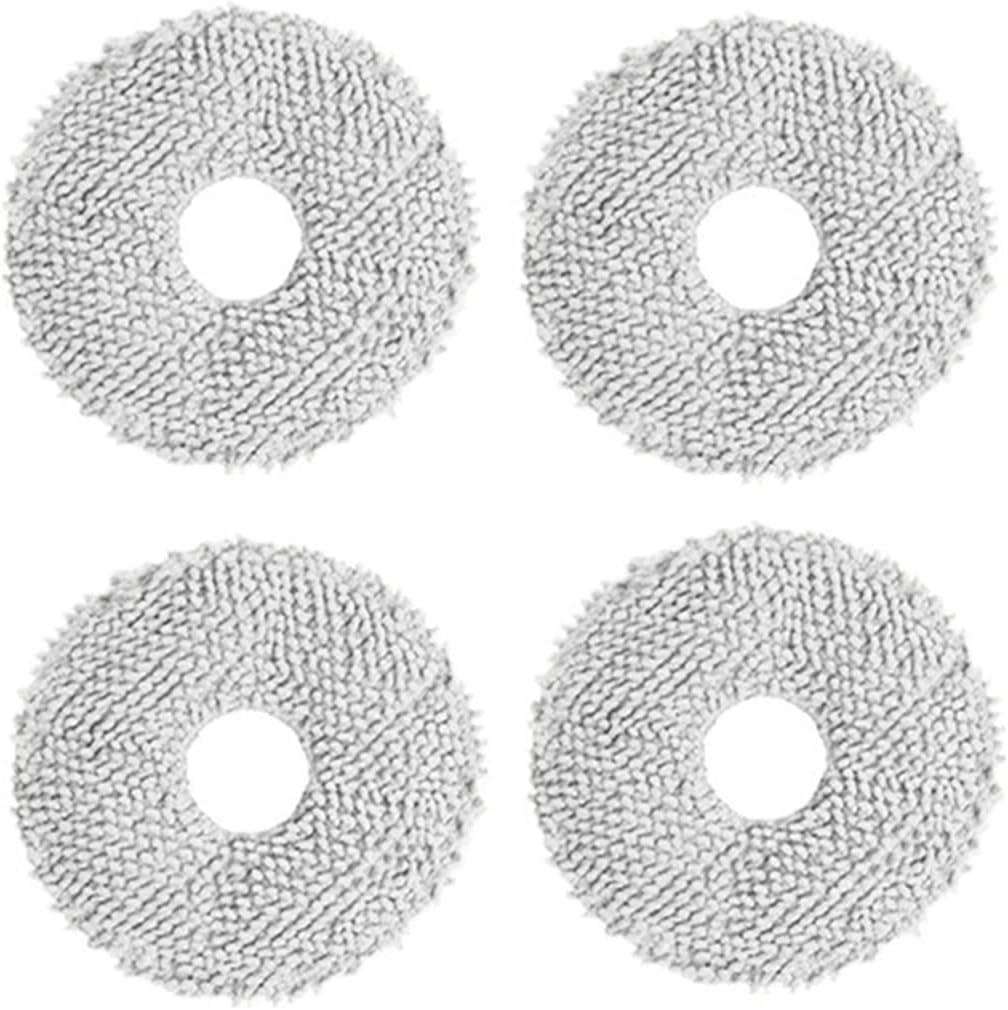 Compatible for Dreame L10s Pro Mop Plate Accessories Compatible for Dreame L10s Ultra W10s W10s Pro Mop Tray Mopping Holder Mount Spare Parts (Color : Mount2pc-Mop2pc-xm)
