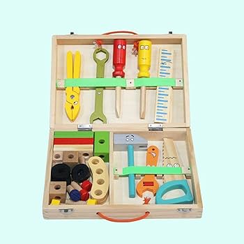 Amazon | T TOOYFUL 大工さん おままごと 工具セット 大工さん