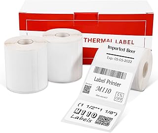 Phomemo 3 Rolls M110 Label,self-Adhesive Thermal Label,1.57"x1.18"(40x30mm), 3 Rolls of 230 Labels/roll, Compatible with Phommeo M110 M200 M120 M220 M221 Label Maker, 3 Rolls Multifunctional Label