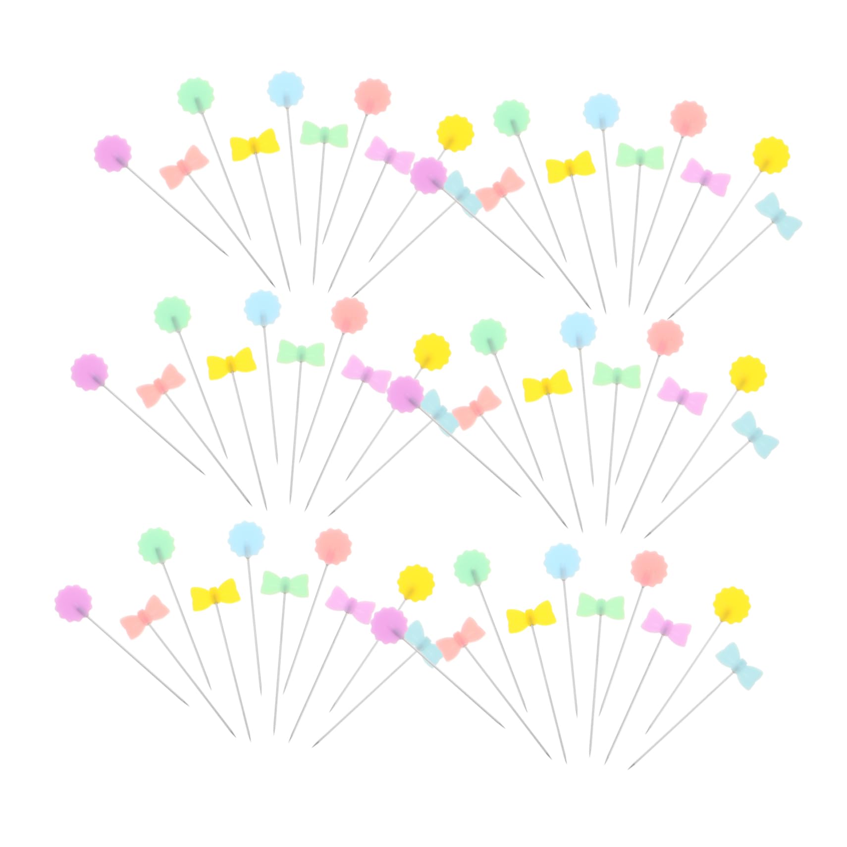 ERINGOGO 200Pcs Vibrant Head Pins for Sewing and Quilting Grip Straight Pins for Crafting Easy to for Home Decor and Projects