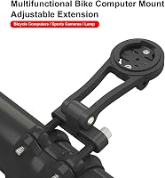 BSSOK Állítható Alumínium Kerékpár Komputer Tartó - Kompatibilis Garmin Edge, Wahoo Elemnt, Bryton, Cateye, GoPro Kamera és Lámpa Rögzítésér 2