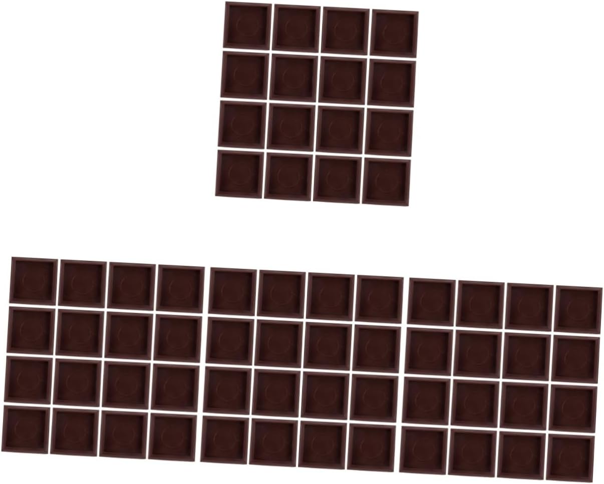 Veemoon 64pcs Skid Furniture Caster Feet Cups Chair Wheel Stoppers for Hardwood Floors Easy to Install and Detach Non- Table Leg Pads for Home Use