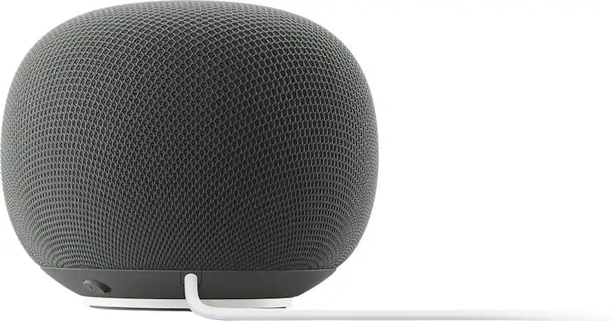 Google - Premium Audio Speaker - 360-Degree Sound (Hazel) image 3