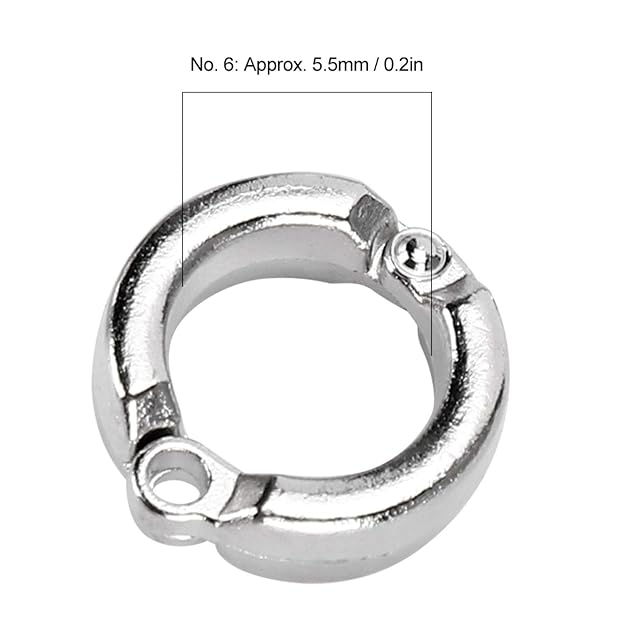 Foto 4 de 8 de Gaeirt (10 Piezas) Anillo de pie de Apertura de Loro al Aire Libre para periquitos Lovebird(Number 6) anillos…