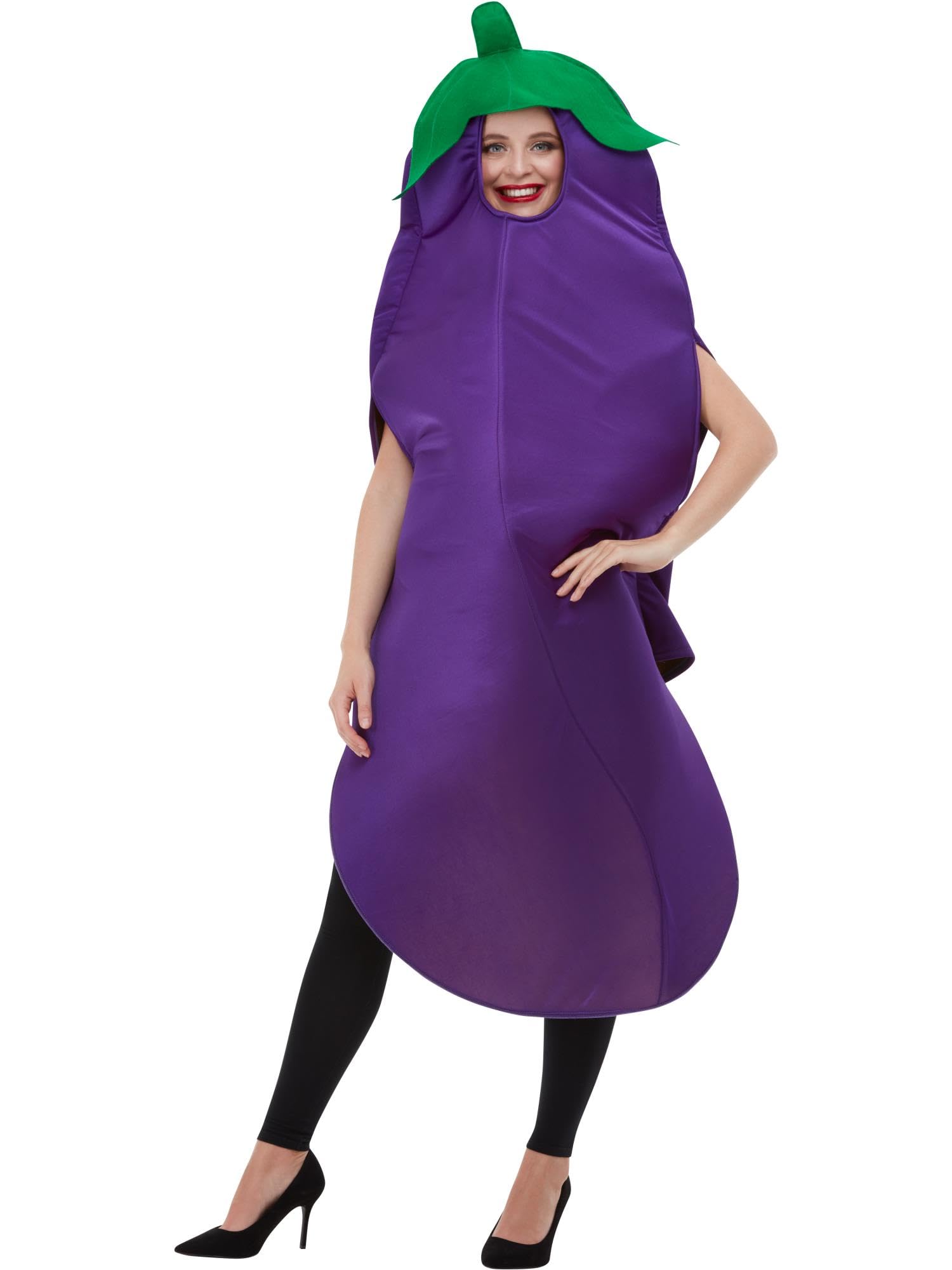 Smiffys Women's Purple Aubergine Costume