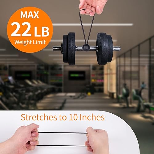 Miniatura 3 de Cuerdas elásticas de bolas de 4 pulgadas, 50 unidades, color negro, resistentes para toldo, lona, para campamento, refugio, carga, pantalla de