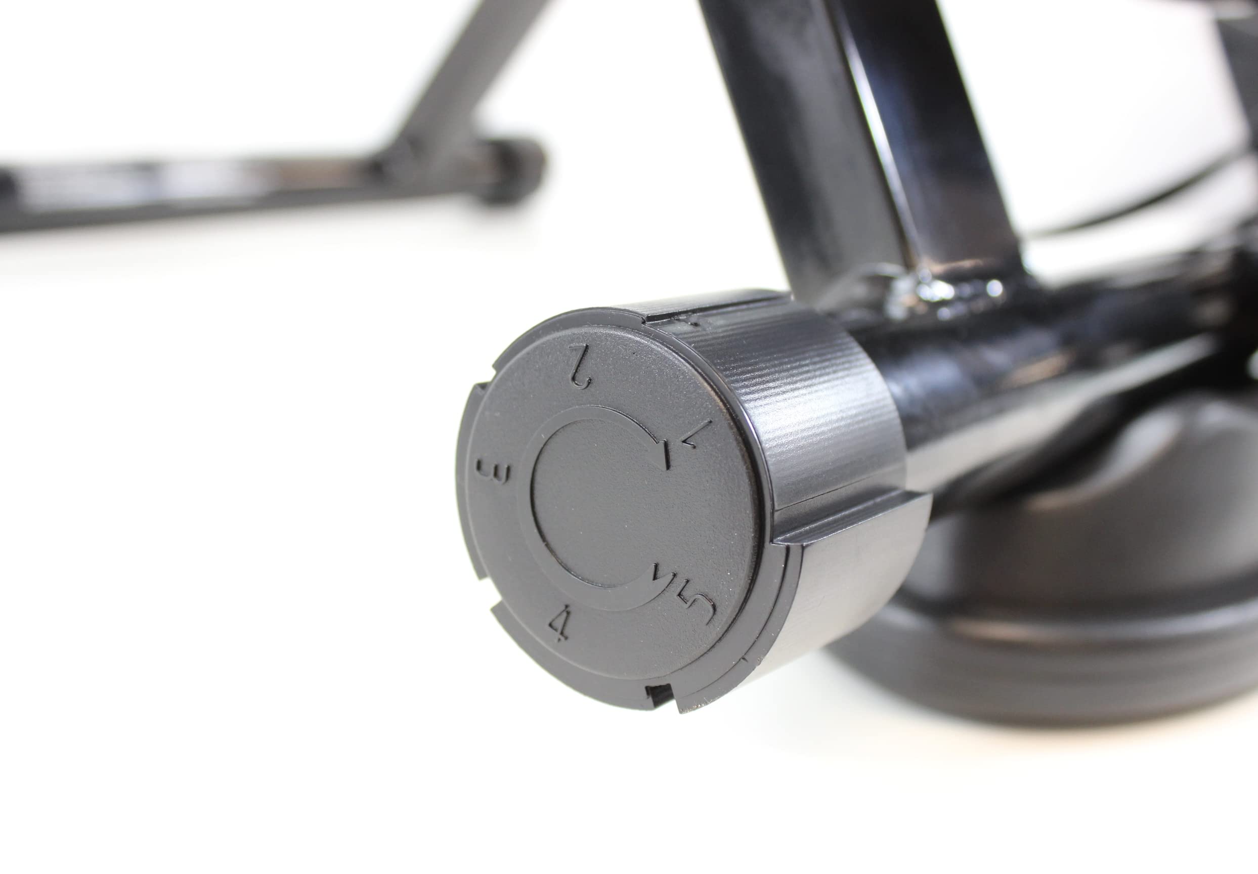 Fahrrad Rollentrainer, flexibel einsatzbar für 26-29 Zoll Reifen, universell für Nabe mit Schnellspanner (Einbaubreite 130-135 mm) Kettenschaltung, Metallrolle Fahrradtrainer Fahrrad Schalthebel