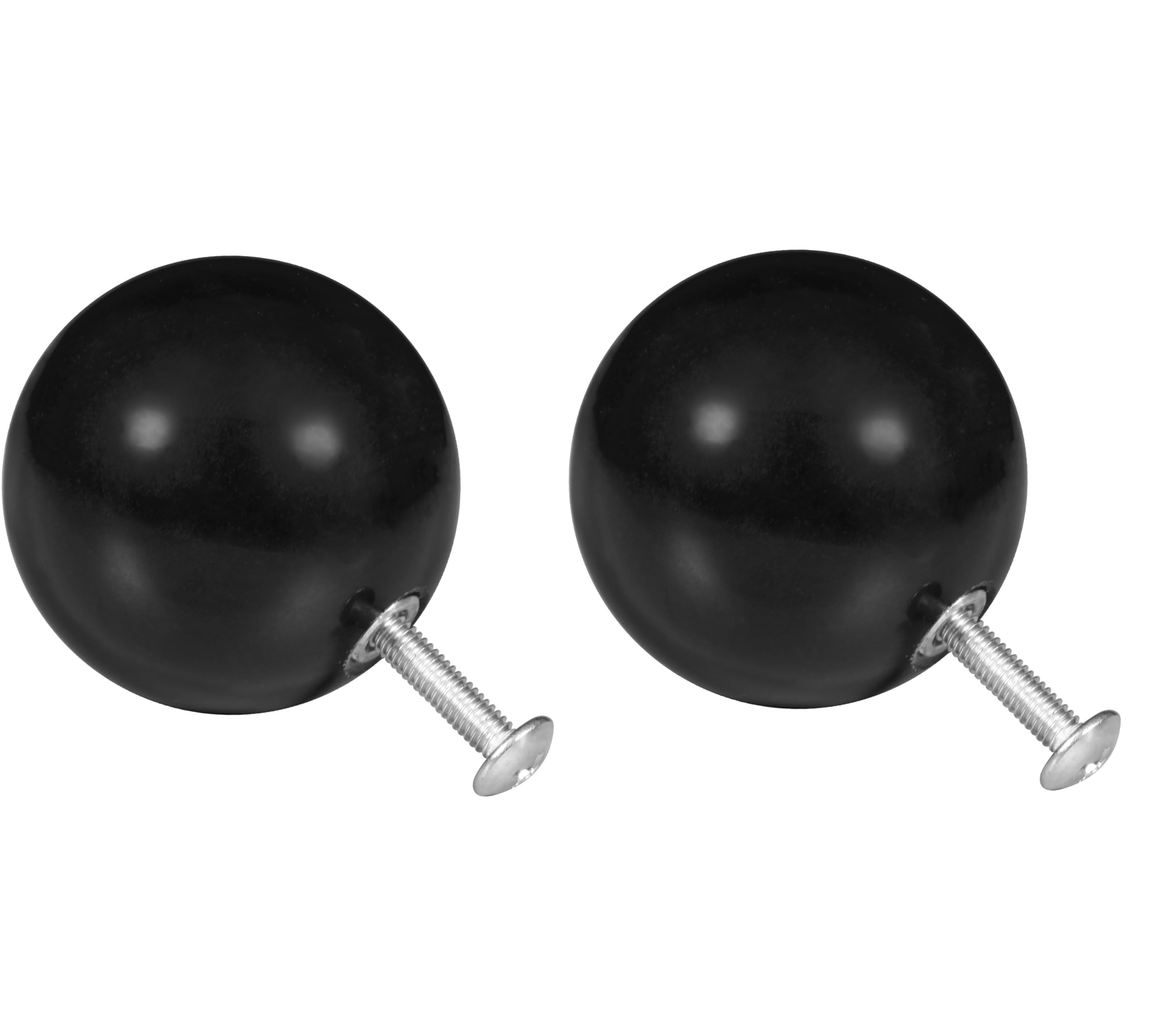 Boutons de placard ronds obsidienne poignée meuble cristal pour commode et armoire