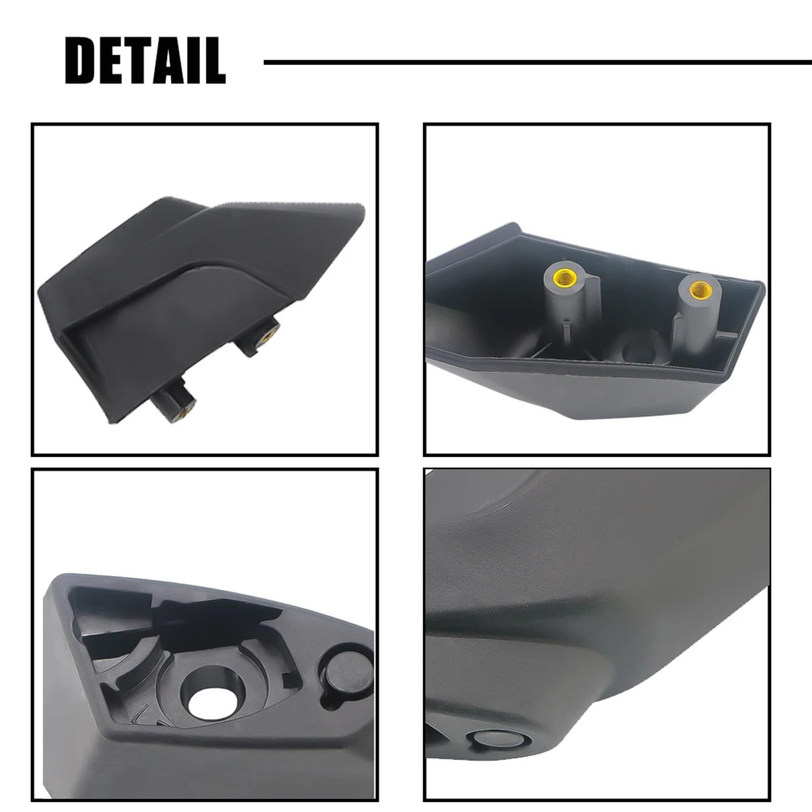 2 Rétroviseurs Moto Rotatifs Et Réglables DECAIK Pour BMW C600 Sport C650GT - Aile Fixe Invisible, Visibilité Maximale