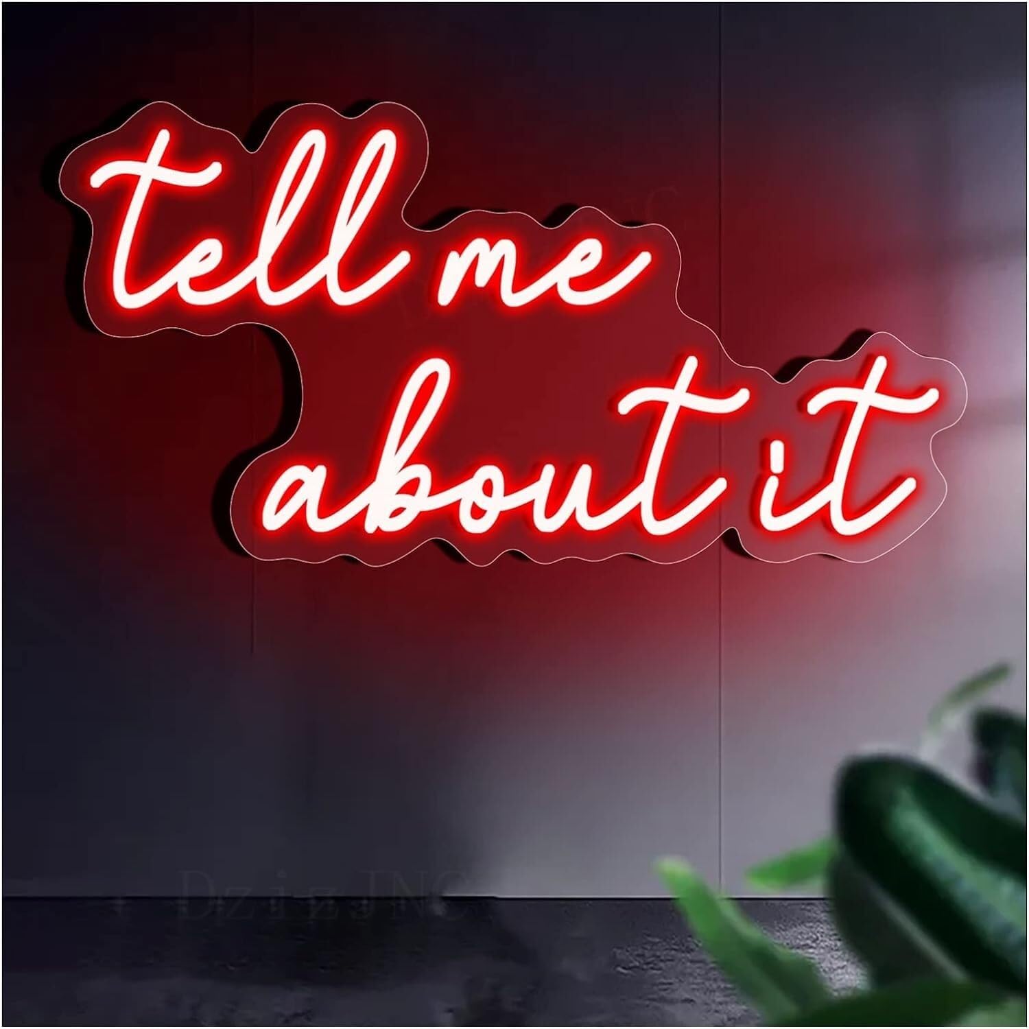 WaiDXn LED Neon Sign Handmade For Bar Decoration Home Room Shop Wall Decoration (colour: Red, Size: 61x33cm (24x13in))