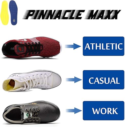 Miniatura 5 de Plantillas de espuma viscoelástica para hombre, con soporte para el arco, acolchado de primera calidad, dolor ortopédico en el talón y fascitis