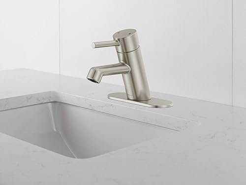 Miniatura 7 de Peerless P1547LF-BN Precept - Agujero único, flujo de agua de 1.0 GPM, níquel cepillado