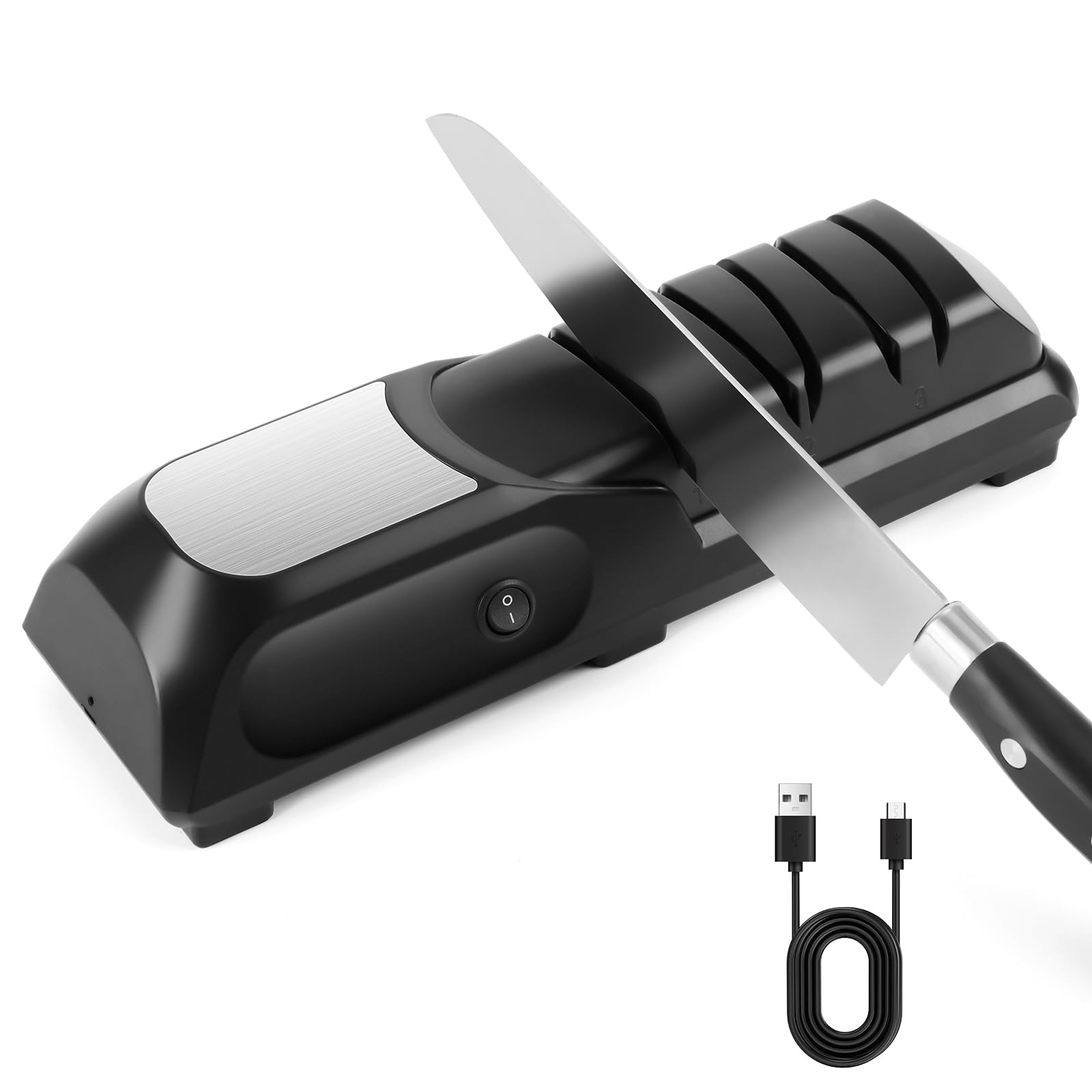 Amazon.co.jp: 【2025新登場】 RunElves 包丁研ぎ器 USB充電式