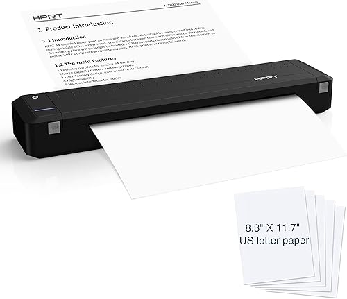 Miniatura 8 de HPRT Papel de impresora para impresoras MT800MT800QGT1, papel brillante premium carta estadounidense de 8.5 x 11 pulgadas (200 hojas)