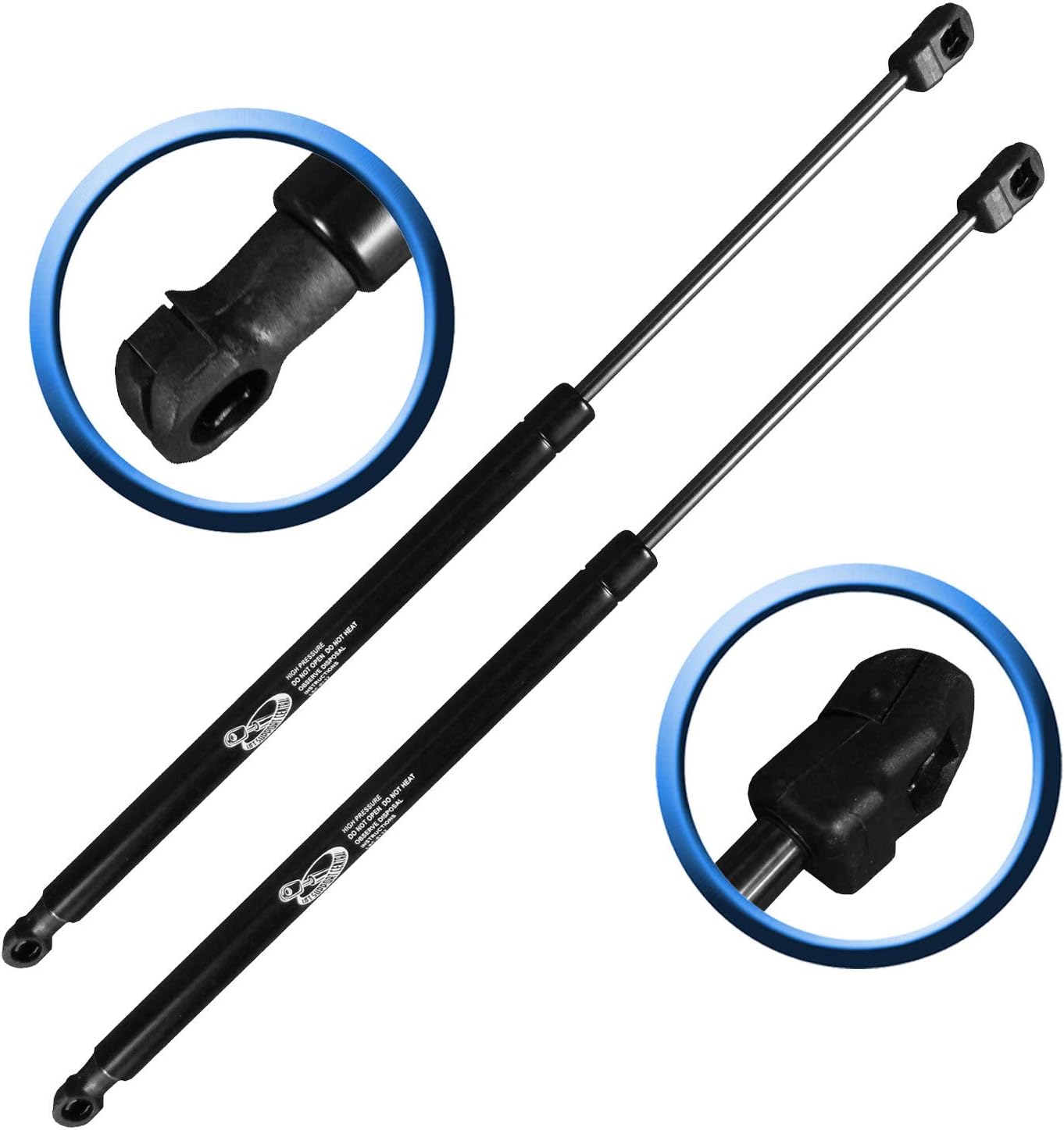 Lift Support Central - 2 New Rear Glass Window Lift Supports for 2007-17 Ford Expedition and Lincoln Navigator - LSC-0132-A