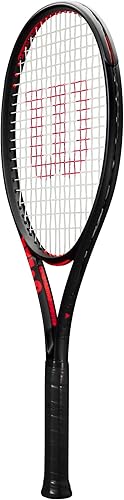 Miniatura 3 de Wilson Clash 108 V3 - Raqueta de tenis de rendimiento para adultos, tamaño de agarre de 3-4 38 pulgadas, ensartada con Sensation 16 Natural a media