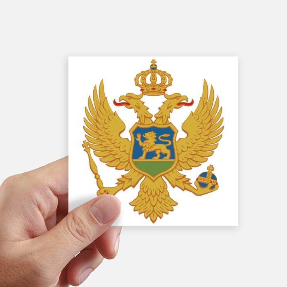Sticker Monténégro 10cm pour retrouver facilement votre valise et personnaliser votre ordinateur