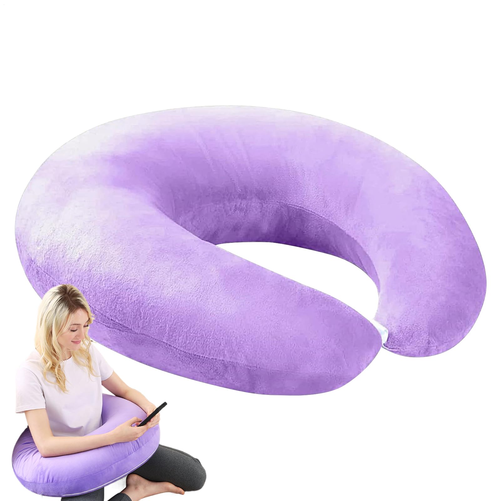 Cuscino per Lettura in Grembo Supporto per Braccia Ergonomico per Giocare | Cuscino Morbido Per Videogiochi Lettura Lavoro Video Auto E Ufficio