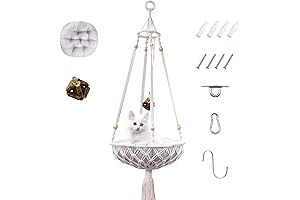 Macrame Hammock: A Cozy Haven for Your Feline Friend