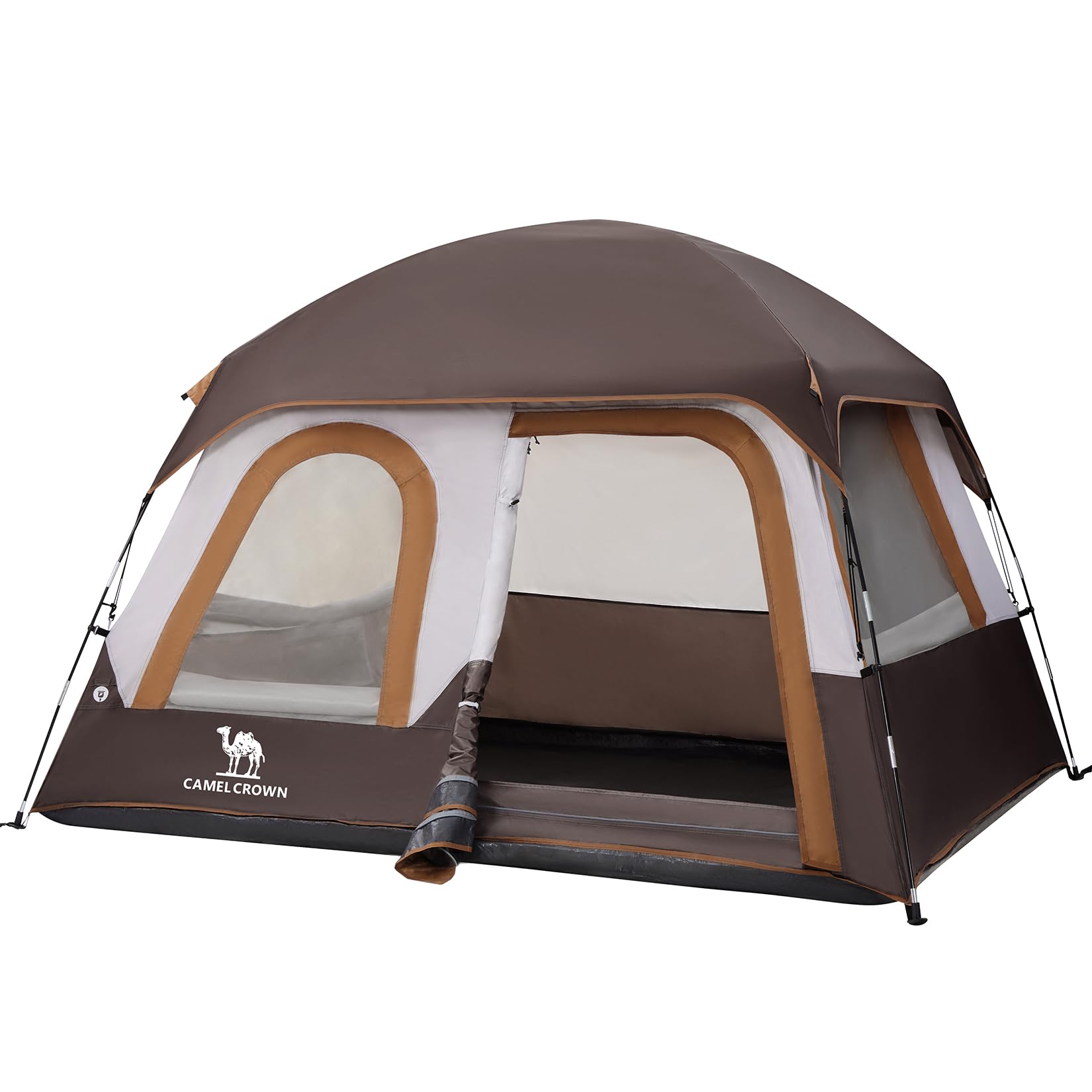 CAMEL CROWN 3/4 Person Tent Waterproof Lightweight Portable Backpacking Tent for Outdoor Camping Hiking