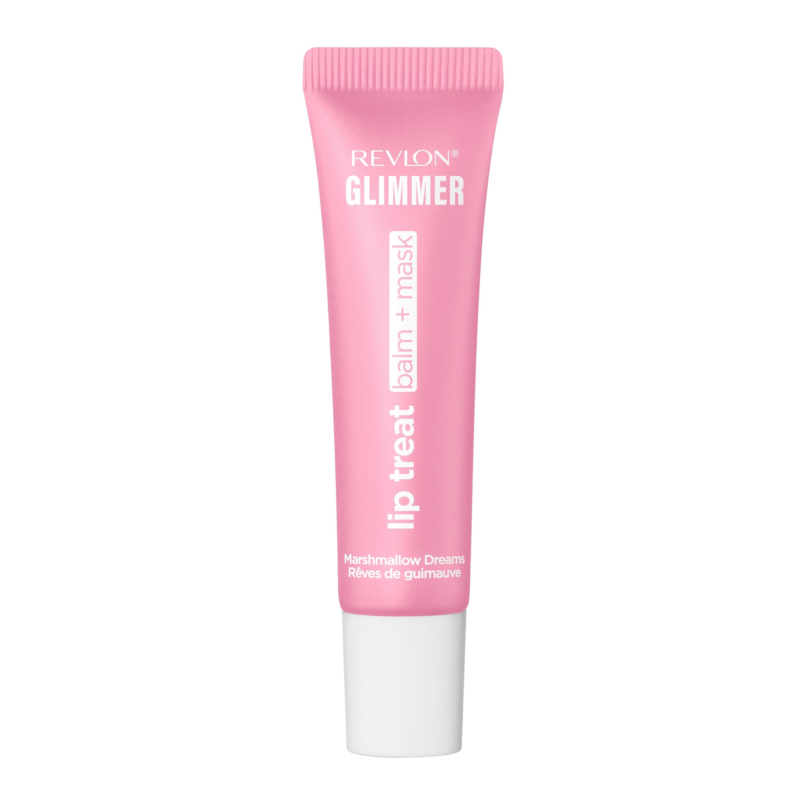 Revlon Glimmer Lip Treat Balm + Mask, 2-in-1, 002 Marshmallow Dream, 12ml