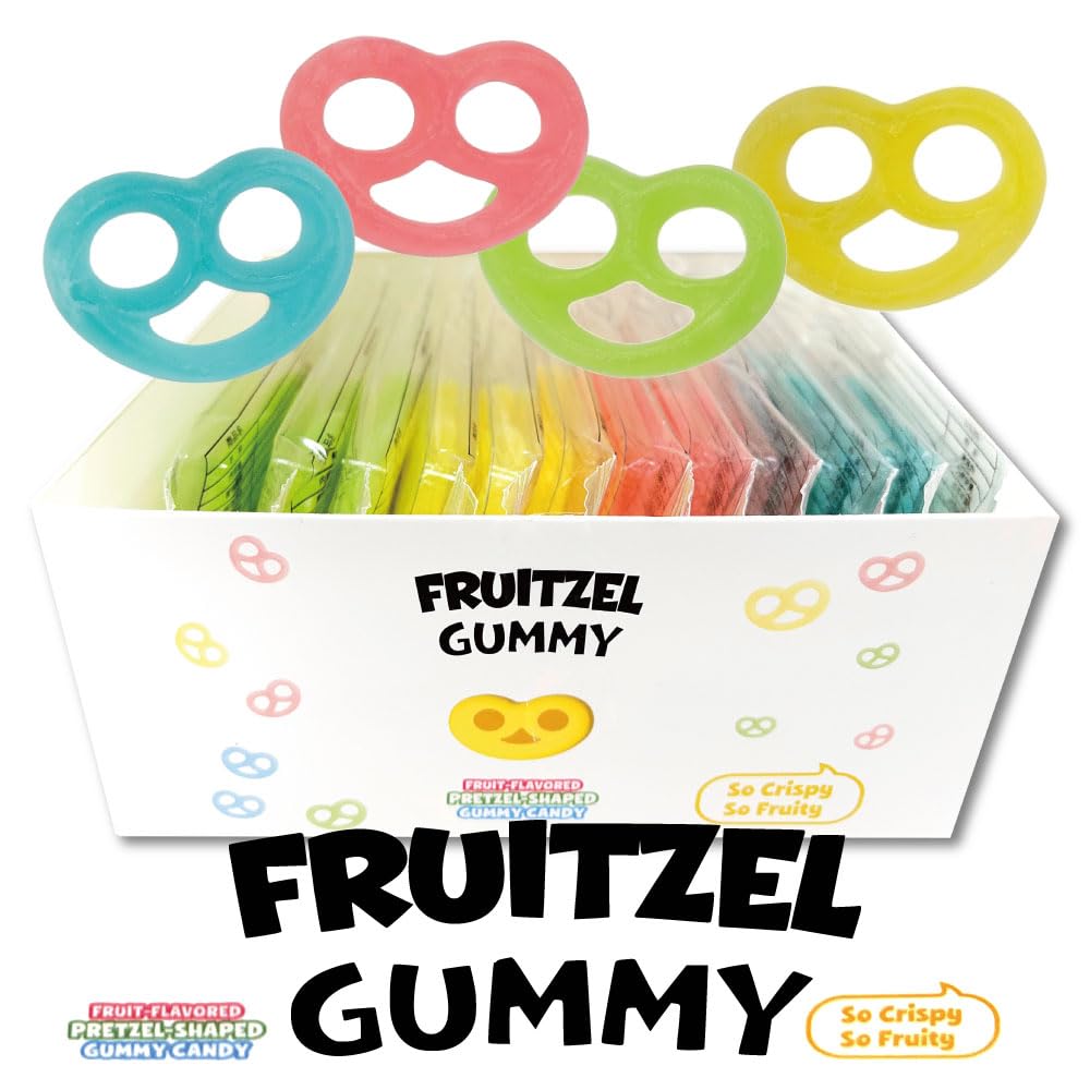 Amazon | フルーツェルグミ 12g×12袋 / プレッツェル型グミ キャンディ