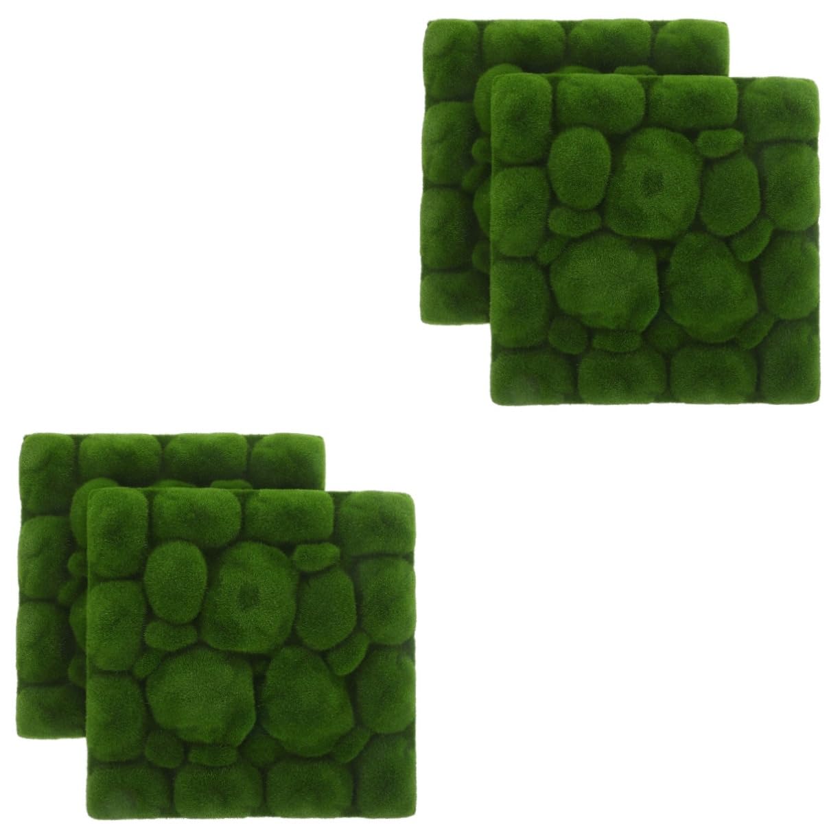 Alipis 4stücke Künstliche Moosmatte Realistisches Kunstmoos Für Garten Landschaft Dekorative Wandverkleidung Für Bonsai Blumentöpfe Und Feengärten