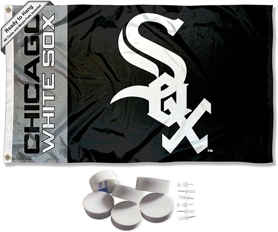 Chicago White Sox Banner and Tapestry Wall Tack Pads