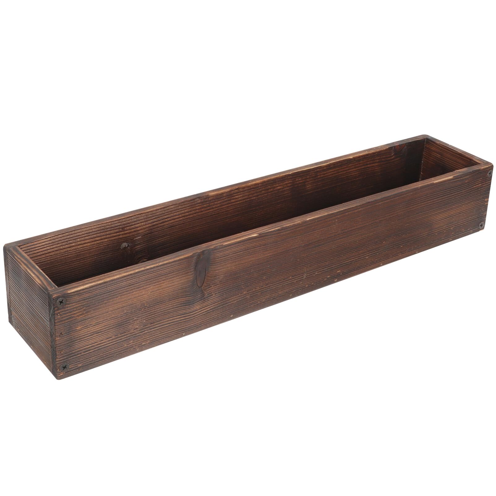 Yardwe Jardinera con Jardinera para Ventana Jardinera De Madera De 20 Pulgadas Jardinera con Alféizar Jardineras Rectangulares para Plantas Al Aire Libre