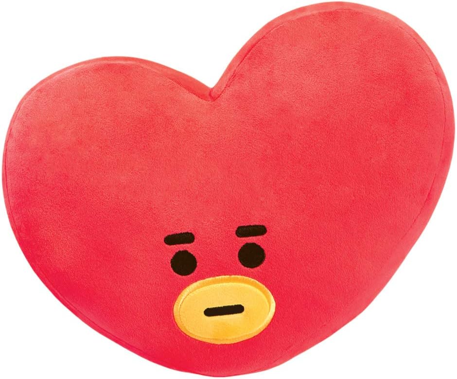 BT21 Official Merchandise, TATA Plush Cushion, 61343, Red