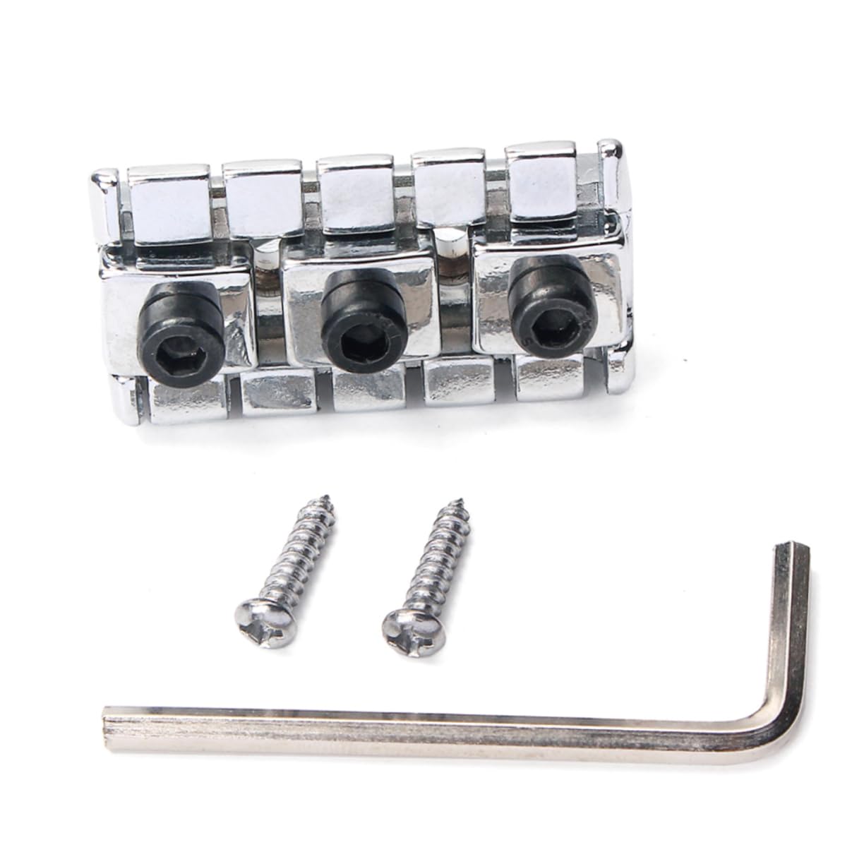 VICASKY String Locking Nut Kit Metal Fitting for Electric Guitar Diy Accessory Nut Replacement