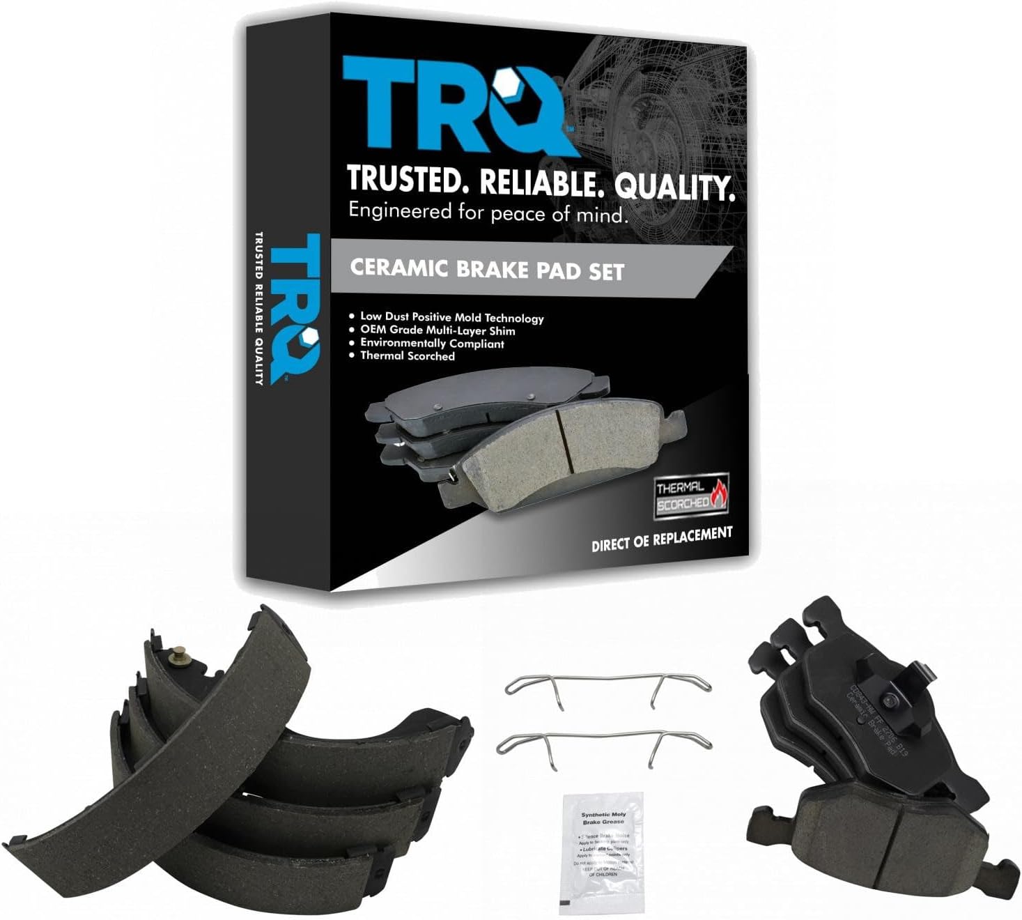 Front & Rear Ceramic Disc Brake Pad Kit for Escape Tribute Mariner SUV New