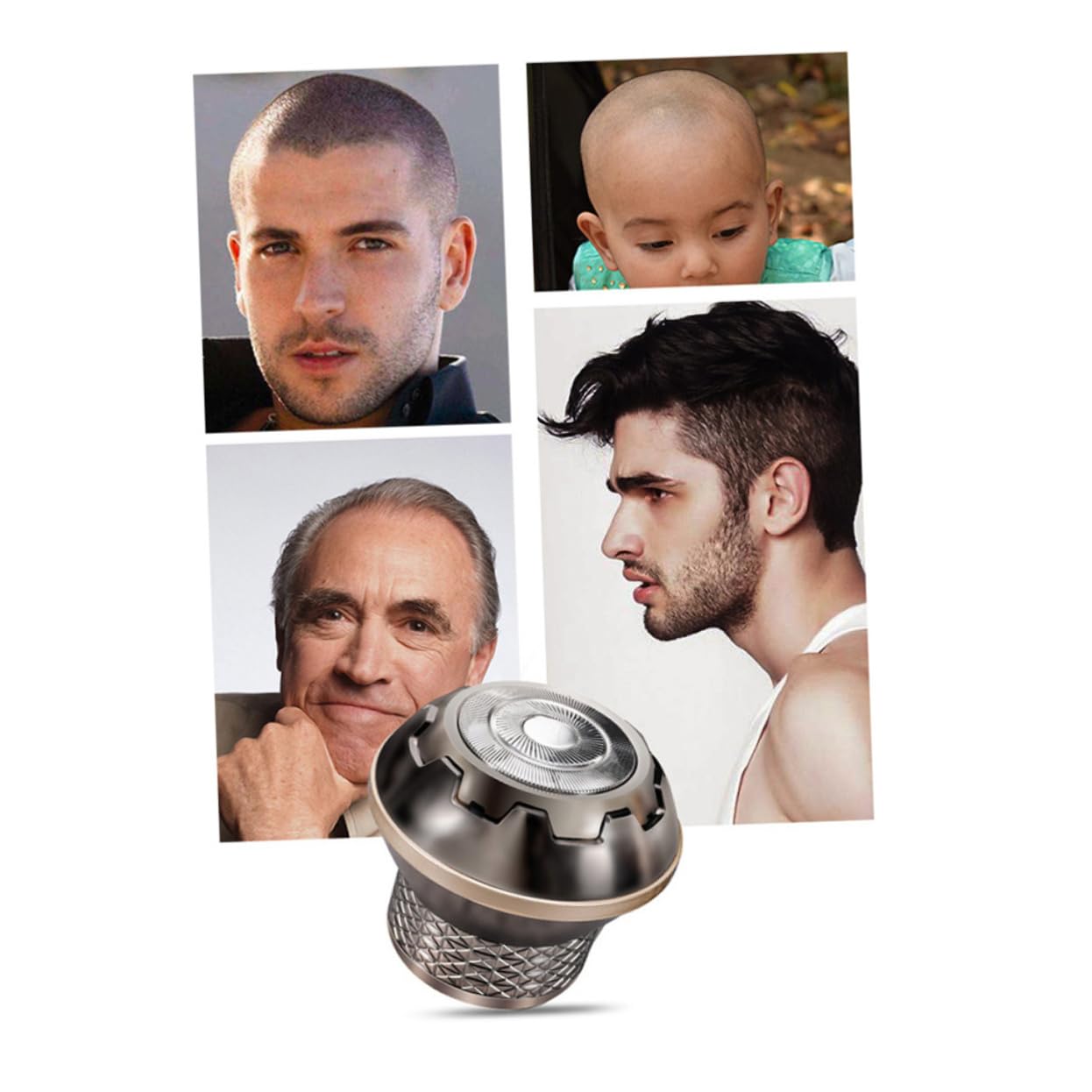 Didiseaon Barber Shaver Electric Trimmer Men's Razor 5-in-1 Rechargeable Easy to Clean