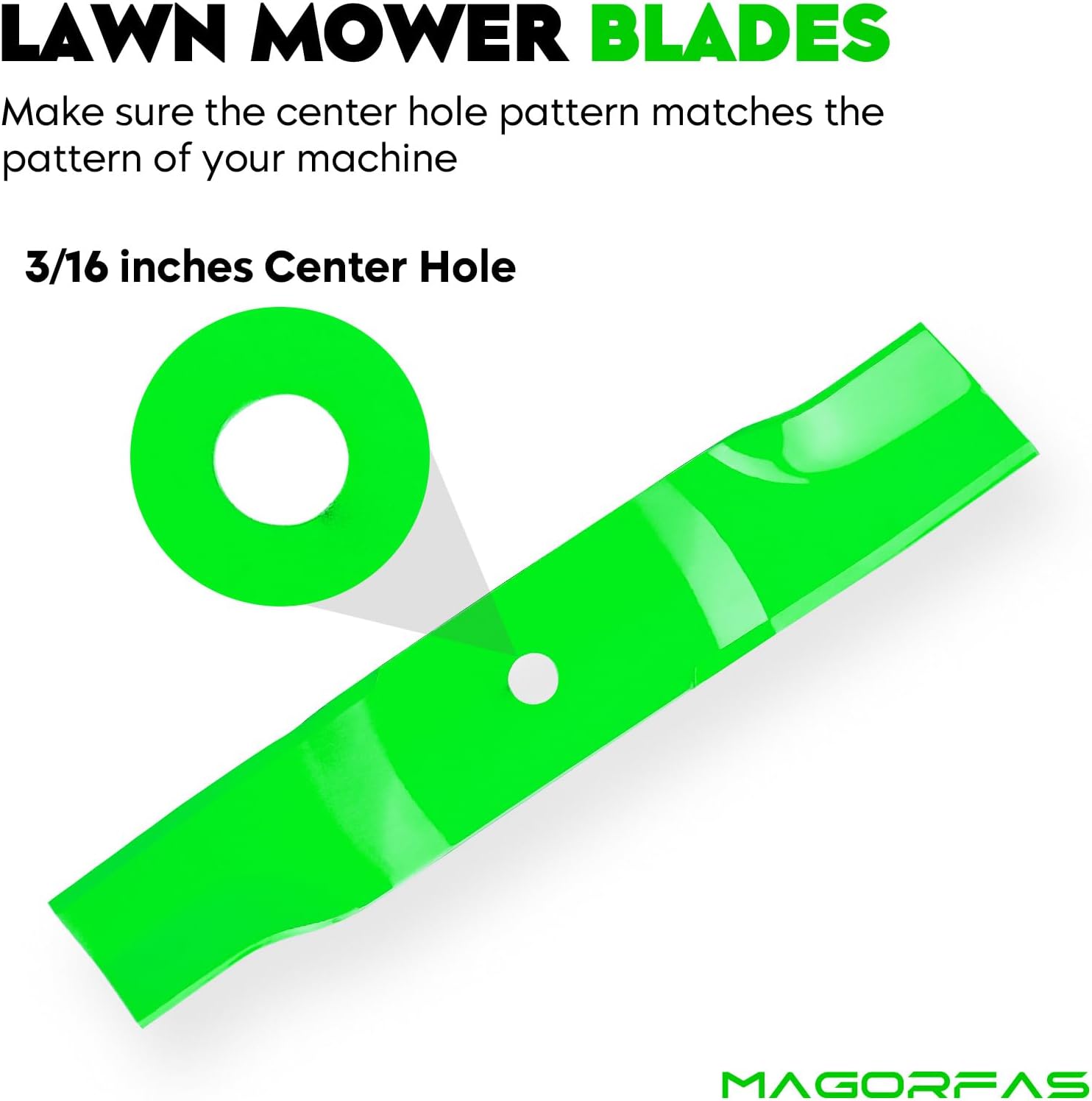 Lawn Mower Blades High Lift Blades with 48 inch Decks Fits for 942-04417 01005336 02005017 742-04417 for Cub Cadet Tank 48 GT2148 GF1748 HF1748 Z-Force L48 Craftsman Z8200, 3 PCS