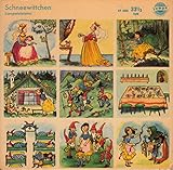  Schneewittchen / Bildhülle mit Original Kunststoff-Innenhülle / Tempo # EP 4060 / Deutsche Pressung / 7 Zoll Vinyl Langspiel-Schallplatte / Erzählt von der Märchentante Margit Seeber und ihrer Märchen-Spielgruppe /