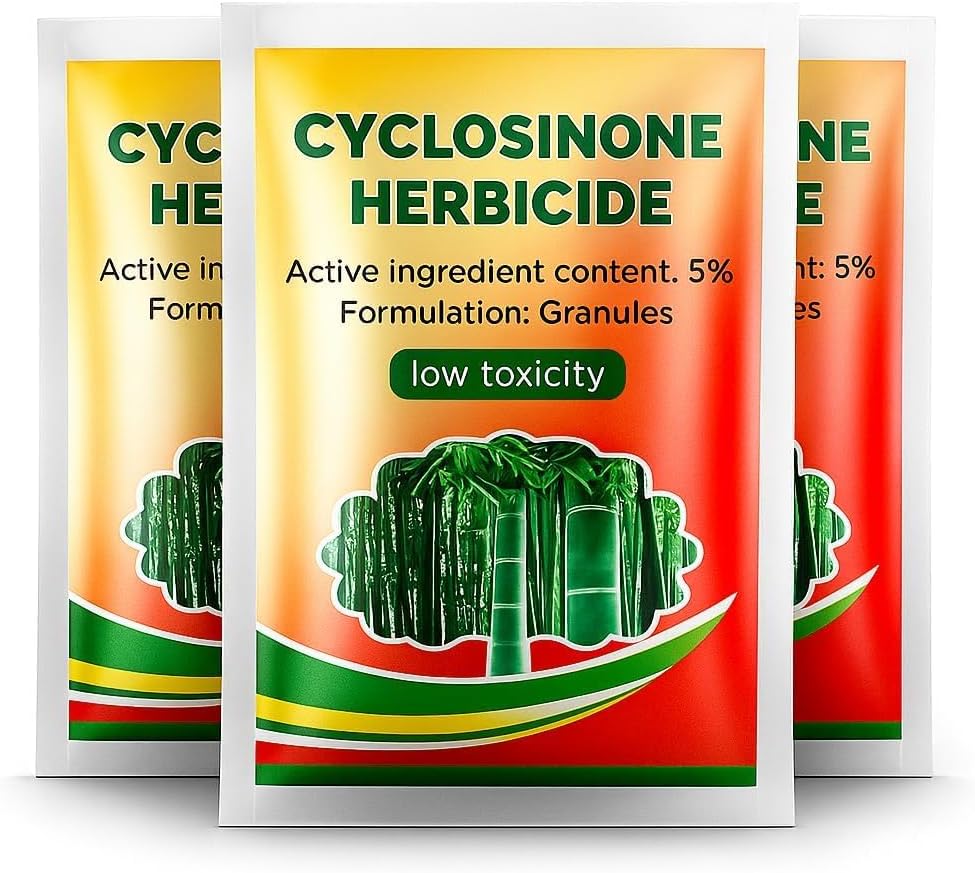 Cyclosinone Herbicide Granules - 5% Active Ingredient Root Killer for Bamboo, Brush, and Woody Weeds - Professional Grade Systemic Weed Control, Low Toxicity Formula (3-Pack)