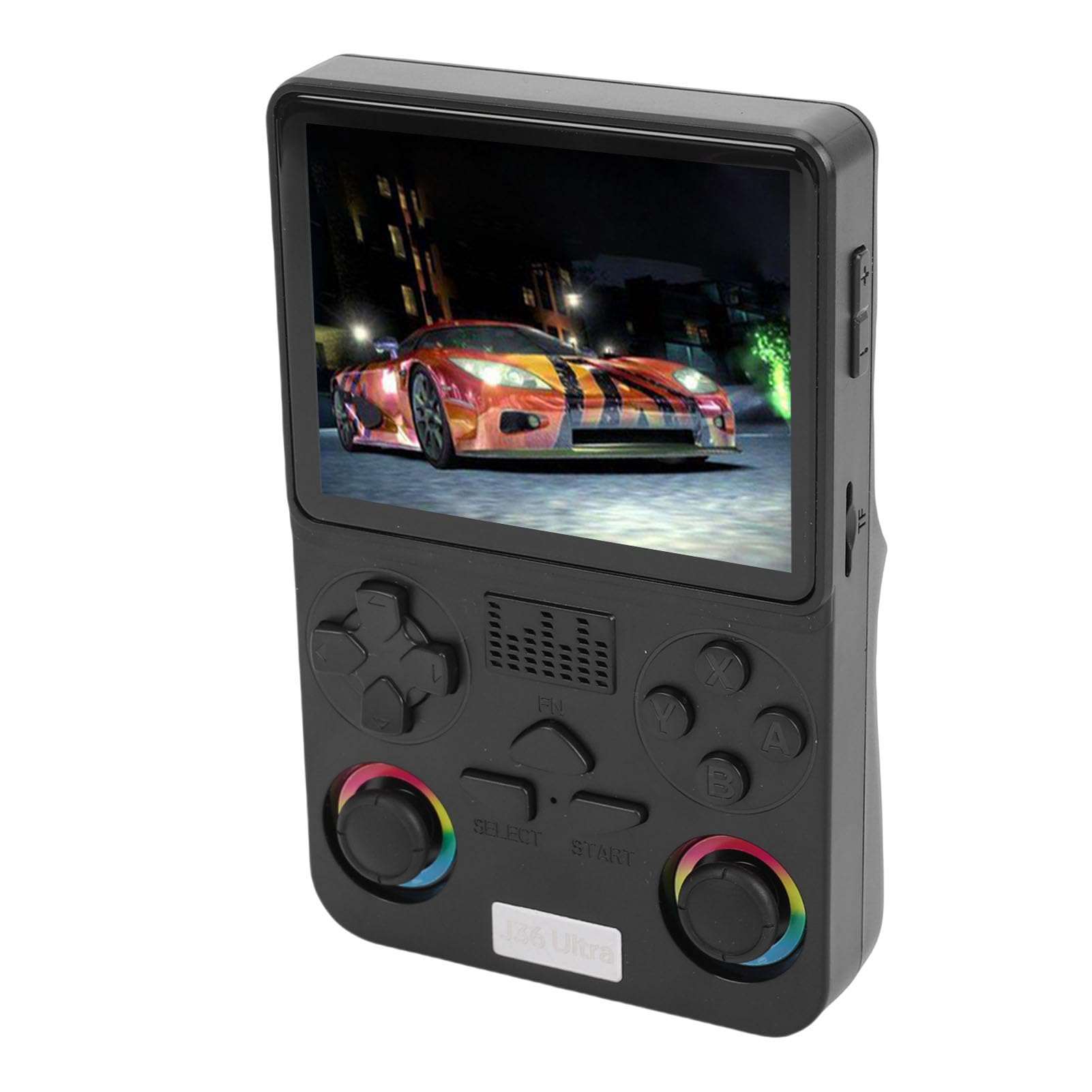 Annadue Vernetzte Handheld-Spielekonsole mit 4-Zoll-Bildschirm, 3000-mAh-, Optimiertes Design (Black)