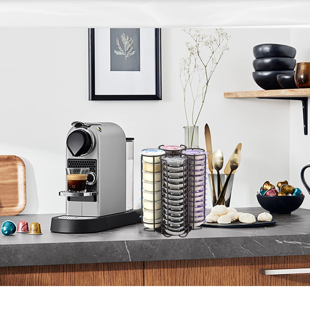 Exzact Porta Capsule Copatibile Tassio (52 Pezzi) - Supporti Per