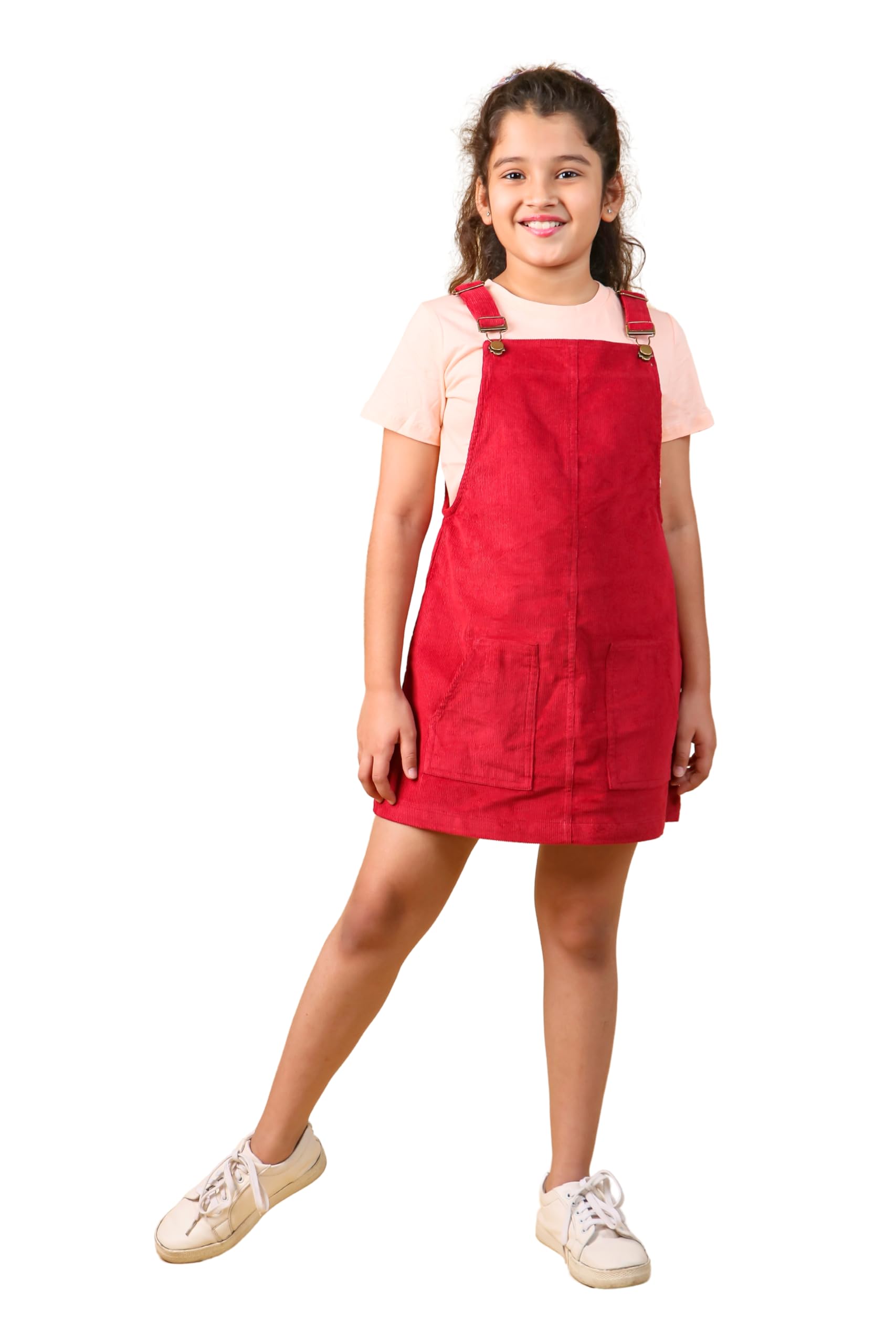 white christmas dresses 100% Cotton Red Button Front Mini Dress- All Dresses main image 1