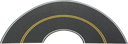 Walthers HO Scale - Curvas pavimentadas flexibles autoadhesivas (doble línea)